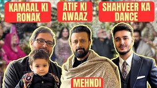 Atif Aslam & Shahveer Jafry at Wedding | Hamza Sheikh's Mehndi | Nakaara Vlogs 35