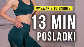 Trening na POŚLADKI 13 minut / Wyzwanie 10-dniowe / Monika Kołakowska