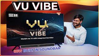 VU VIBE 55 inch 4K Google TV [2024] with 88 Watt Built-in Soundbar | Competition Killer  #VU