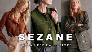 SEZANE Haul Try-On Fall 2024 at the San Francisco store & a visit to Reformation, Rag & Bone, FRAME