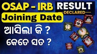 OSAP IRB Joining Letter Notification || #joiningletterupdate #osapirbresult