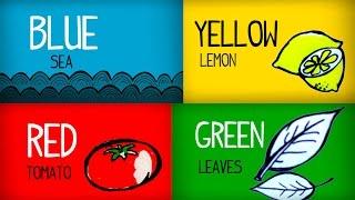 Colours / colors in English. Learn English videos