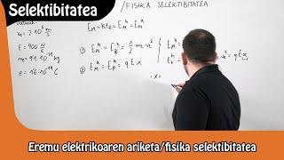 Eremu elektrikoa | Ariketa | SELEKTIBITATEA | FISIKA