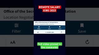 WORK FROM ANYWHERE in THE USA with these REMOTE SALARY JOBS 2023