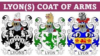 Lyon(s) Coat of Arms & Family Crest - Symbols, Bearers, History