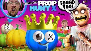 Rainbow Friends Blue plays Prop Hunt with FGTeeV & Granny in Roblox