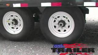 Trailer City PJ 22 foot 14000 lb deck over tilt