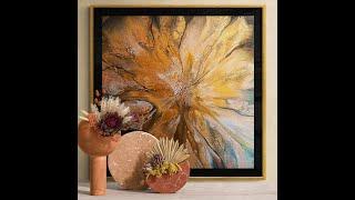 (784) Satin Enamel Bloom in Gorgeous Metallics! Harmony House Art