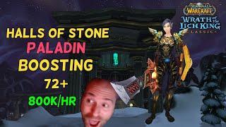 Halls of Stone Solo Paladin Boost - 800k xp/hr