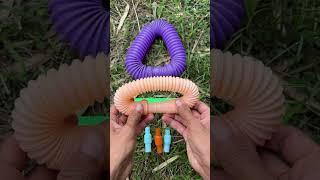 Satisfying Pop Tube, ASMR, DIY, Relaxing & Sound ‍️