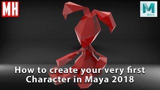 Maya 2018 tutorial : How to create your very first 3D Character