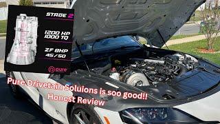 A90 Supra Pure Drivetrains Solution Stage 2 Transmission + Billet Converter Review