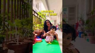 Indian Mom Realistic Morning Routine with a Baby  #shorts