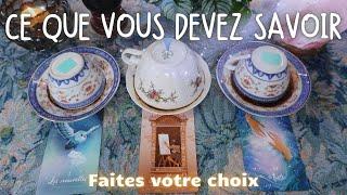 CE QUE VOUS DEVEZ SAVOIR ? LECTURE CAFÉ & TAROT ⎟FAITES VOTRE CHOIX