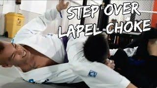 Step Over Lapel Choke