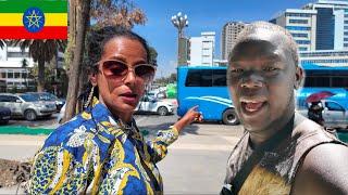 ETHIOPIAN GIRL SHOWING ME AROUND ADDIS ABABA! NOT EUROPE BUT AFRICA 