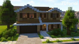 Minecraft: How to build a Suburban House #12 | Tutorial