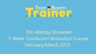 Tim Allenby Toon Boom Trainer Course Showreel