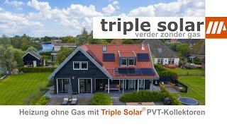 Triple Solar PVT-Kollektoren als Energiequelle für NIBE Erdwärmepumpe - PVT-Photovoltaikkollektoren