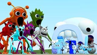 All New Sprunki Poppy Playtime Monsters Vs All Cool As Ice Incredibox Family In Garry's Mod