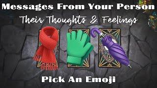 THE PERSON ON YOUR MIND  THEIR CURRENT THOUGHTS & FEELINGS  ENERGY CHECK-IN  PICK A CARD TAROT