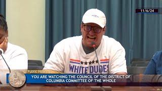 “White Dude For Kamala” WEEPS At City Council