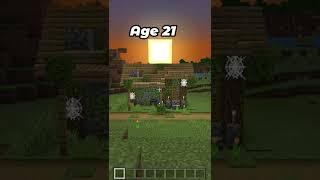 Watch this Minecraft village Hut Grow Old #shorts