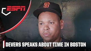 Rafael Devers says he would’ve played 1B in Boston if they asked | ESPN MLB
