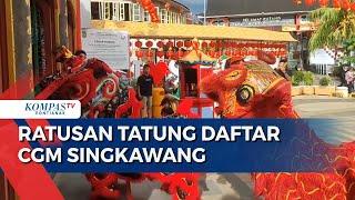 Ratusan Tatung Daftar CGM Singkawang