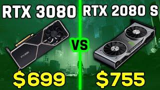RTX 3080 vs RTX 2080 Super vs RTX 2080 | Gaming, Temps, Watts