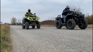 Polaris Sportsman 570 2021 vs Can Am Outlander 570 DRAG RACE