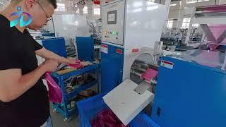 Automatic draw tape bag on roll making machine debugging from Jiade Machinery