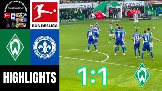 SV Werder Bremen vs SV Darmstadt 98 23.Spieltag Bundesliga Highlights