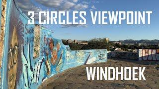 THREE CIRCLES VIEWPOINT OVER WINDHOEK CITY, NAMIBIA | СМОТРОВАЯ ПЛОЩАДКА ТРИ КРУГА ВИНДХУК, НАМИБИЯ