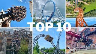 Top 10 Achterbahnen in Deutschland 2023 | [Doku]