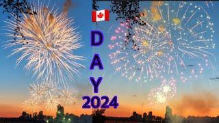 Fireworks in Edmonton | Canada Day 2024 Celebrations  #2024 #canada #fireworks