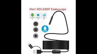 Endoscope Camera HD 7.0mm Waterproof with 6 Led Snake Camera