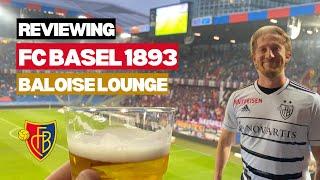 Reviewing FC Basel 1893 hospitality in the AMAZING Baloise Lounge 