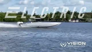 Dialing In The Vision Marine Technologies Inc. Electric-Outboard-Powered 32-Foot Catamaran