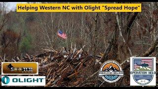 Helping Western NC with the Olight "Spread Hope" Campaign