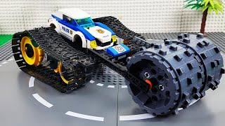 LEGO Experimental Police Cars and Fire Truck, Concrete Mixer Truck Transforming Cars For Kids