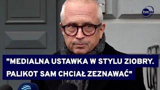 Mecenas Dubois: Palikot sam chciał zeznawać w prokuraturze, zatrzymanie to medialna ustawka @TVN24