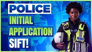 Police Officer Initial Application Sift (Police SJT, Behavioural Styles Questions, In-Force Tests)