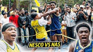 The LIVEST 1v1 Game EVER In YouTube HISTORY Got HEATED | Nas vs Nesco | Nesquik Creator Court