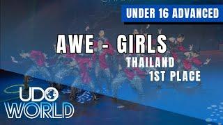 AWE-GIRLS | Under 16 Advanced 1st Place | UDO World Championships 2023