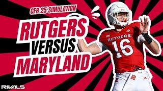 Rutgers vs. Maryland - College Football 25 Simulation -- #Rutgers Scarlet Knights Football