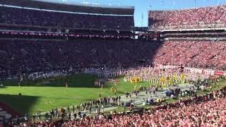 #2 LSU at #1 Alabama football entrance. November 9th, 2019