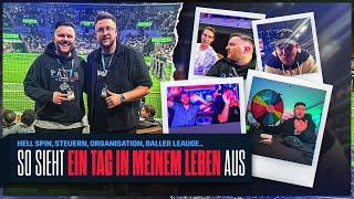 1 Tag im Leben von GamerBrother ⭐ Aufnahmen, Büro-Arbeit, Baller League & Mehr!