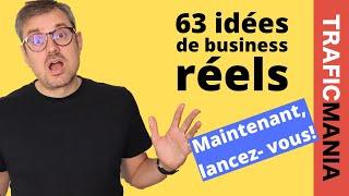 63 idées de business réels