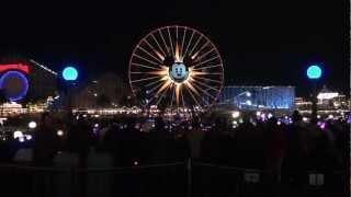 2013 DCA New Years Eve Count down at World of Color, Jan 1st HD 1080